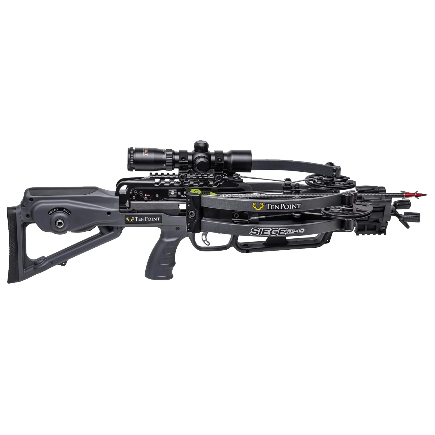 TenPoint Crossbow Siege RS410 ACUslide RangeMaster Pro Scope Graphite Grey CB21012-1819 W/ Free Case & CenterPunch Broadheads 4 TenPoint Crossbow Siege RS410 ACUslide RangeMaster Pro Scope Graphite Grey CB21012-1819 W/ Free Case & CenterPunch Broadheads - Image 4